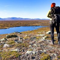 Auf Herbstwanderung zum Baltere-Gipfel von Glen aus